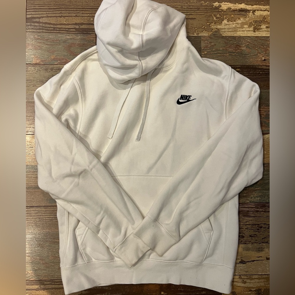 White Nike Men's Hoodie